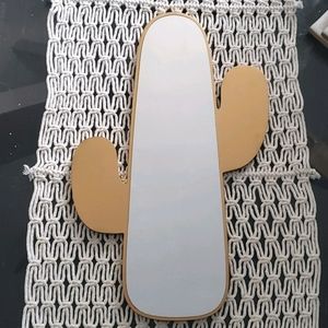 Cactus Mirror Wall Decor